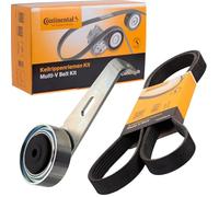 CONTITECH Juego de correas trapeciales poli V 6PK1145K2 incl. rodillo tensor Compatible con PEUGEOT 306 Fastback 7A, 7C, N3, N5 306 7B, N3, N5 405 II 4B 405 II Break 4E BOXER Furgón 230L, CITROËN ZX