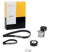 CONTITECH Juego de correas trapeciales poli V 6PK1836K1 incl. rodillo tensor incl. polea de inversión Compatible con BMW 3 Touring E91 3 Sedán E90 1 Hatchback E87