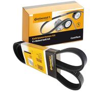 CONTITECH Juego de correas trapeciales poli V 6PK1873K3 incl. rodillo tensor incl. polea de inversión