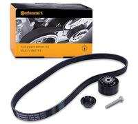 CONTITECH Juego de correas auxiliares servicios para RENAULT: Clio, Modus, Twingo, Wind (Ref: 7PK1035K1)