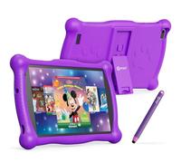 Contixo V10A - Tableta de aprendizaje HD de 7 pulgadas para niños de 3 a 7 años con 32 GB, controles parentales, funda a prueba de niños, lápiz capacitivo y más de 50 libros electrónicos de Disney