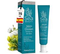Contorno de Ojos 360º Ocean 15 ml - Crema Contorno de Ojos Con Activos Marinos y Ácido Hialurónico - Hidrata, Ilumina y Refresca la Mirada - Aplicador Triball para Bolsas y Ojeras - Prisma Natural