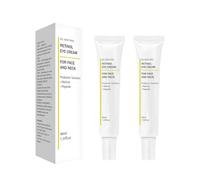 Contorno de Ojos Anti-Arrugas con Retinal, Probióticos y 5% Cafeína, Hidratante y Reafirmante para Ojeras, Bolsas y Líneas de Expresión, 40ml