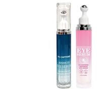 Contorno de Ojos Líquido Iluminador Dúo con rodillo, reafirmante e | solución nutritiva para el contorno de ojos para Hombres y Mujeres, Todo Tipo de Piel,