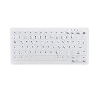 Cherry AK-C4110 - Teclado desinfectable con Cable, diseño de portátil, Color Blanco