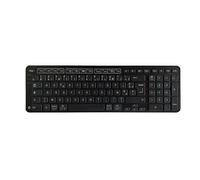 Contour Balance Keyboard Black Wireless | Teclado inalámbrico con Receptor Bluetooth | Diseño francés | Super Delgado | Teclado Digital + Teclas Multimedia | Hogar y Oficina | para Windows y Mac