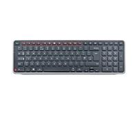 Contour Balance Keyboard | Teclado inalámbrico con Receptor Bluetooth| Diseño de EE. UU. | Superfino | Ergonómico | Teclado numérico + Teclas mulPmedia | Hogar y Oficina | para Windows y Mac