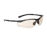 Contour II BSSI - Lente de PC CSP antirayaduras y antivaho PLATINUM - Montura de nylon negro mate - Patillas TIPGRIP - Nariz TPE