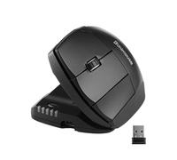 Contour Unimouse ratón ergonómico con inclinación 35°-70°, 6 Botones programables y reposapulgar Ajustable para aliviar la muñeca, Plug & Play Mac/PC - Inalámbrico - para Zurdos
