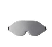Contoured Eye Mask For Sleeping out Light Night Sleep Blindfold Cute Block Design Suitable For Women and Men(Grey)