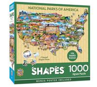 Contours - National Parks USA 1000pc Shaped Puzzle
