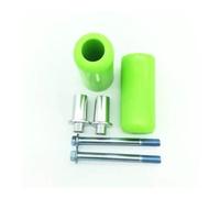 contra Caídas 1 Par De Deslizadores Universales para Marco Motocicleta Motor para Tubo E&Scape Scooter(Green)