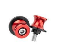 contra Caídas Tornillos De Soporte Carretes Motocicleta M6 Accesorios Aluminio para GSXR 1000 750 600 Y K1 K2 K3 K4 K5 K6 K7 K8 K9 K11(M6 Red)