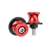 contra Caídas Tornillos De Soporte para Carretes Motocicleta M8 Accesorios Aluminio para GSXR 1000 750 600 para Gsxr K1 K2 K3 K4 K5 K6 K7 K8 K9 Y K11(8MM Red)