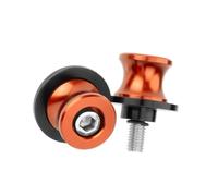 contra Caídas Tornillos De Soporte para Carretes Motocicleta M8 Accesorios Aluminio para GSXR 1000 750 600 para Gsxr K1 K2 K3 K4 K5 K6 K7 K8 K9 Y K11(8MM Orange)