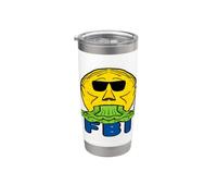 Contra el FBI Vaso térmico de acero inoxidable de doble pared