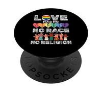 Contra El Racismo! Para La Política, Los Derechos Humanos PopSockets PopGrip Adhesivo