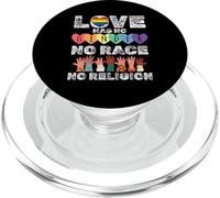 Contra El Racismo! Para La Política, Los Derechos Humanos PopSockets PopGrip para MagSafe