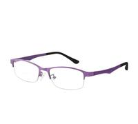 contra La Luz Azul De Lectura Vidrios De Las Mujeres De Moda Zoom Inteligente Viejo De Alta Definición Progresivas Multifocales Lentes De Presbicia,Púrpura,+2.50