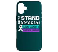 contra Las agresiones sexuales y la Violencia doméstica Carcasa para iPhone 16 Plus