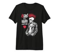 contra Toda Autoridad Excepto el Divertido Esqueleto de Punk Rock de mi Madre Camiseta Premium
