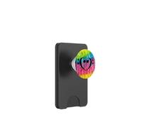 Contrabajo Clef Heart Retro Sixties Hippies Tie Dye Bajista PopSockets PopWallet para MagSafe