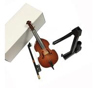 Contrabajo Modelo Ornamento Mini Instrumento Musical Pequeño Instrumento Musical Decoración De Estudio musical instrumento Miniatura (Size : 24cm)