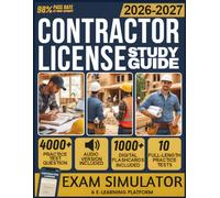 CONTRACTOR LICENSE STUDY GUIDE 2026-2027: 10 Full-Length Practice Tests, 4,000+ Practice Questions, Exam Simulator, Audiobooks, Flashcards & Complete ... Classification Mastery for All License Types