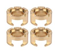 Contrapeso de latón para -4 para eje universal delantero y trasero de coche RC Crawler (2 pares)