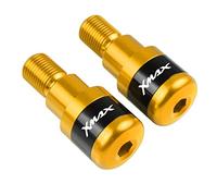Contrapeso del Manillar Logo X-MAX para Yamaha Xmax 300 X MAX XMAX300 2017 2018 2019 CNC De Aluminio para Motocicleta, Manija De Mano, Extremos De Barra, Puños De Manillar, Extremo (Color : 3)