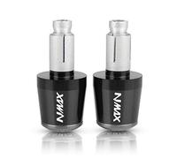 Contrapeso del Manillar para Yamaha NMAX155 NMAX 155 N-MAX 125 NMAX CNC Accesorios De Motocicleta 7/8"22MM Manillar Empuñaduras De Mano Tapa del Extremo De La Barra del Mango (Color : Gray)