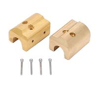 Contrapesos de latón del eje delantero RC, pesos del cuerpo del eje de latón, mejoran la estabilidad de escalada SCX10II 90046 90047