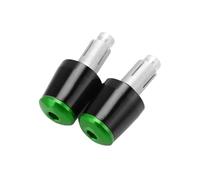 Contrapesos Extremo Manillar Motocicleta 7/8'' 22MM Tapas Puños De Manillar para VFR 450 750 800 800X 1200F VFR750F VFR800F VFR1200F Extremos puños Manillar(Verde Negro)