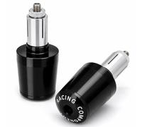 Contrapesos Manillar Moto 14-18mm Negras de Aluminio Fijación Expansible | Tapones manillar universales para tubos huecos, uso en moto, scooter, deportiva, naked y roadster, montaje fácil sin perforar
