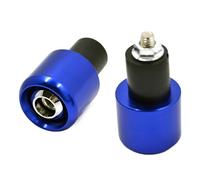 Contrapesos Manillar Moto 7/8 "22 Mm Universal Motocicleta Manillar Extremo empuñaduras Extremos Deslizadores Tapa Enchufe Deslizador contrapeso Cubierta(Blue)