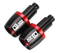 Contrapesos Manillar Moto Extremos De Manillar Motocicleta para CB1300 CB 1300 ABS CB1300F 1993-2010 2011, Tapas Extremo Puños, Tapones Deslizantes Antivibración(Red)