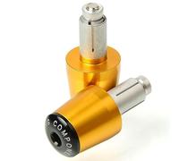 Contrapesos Manillar Moto Nueva Motocicleta CNC 7/8 '' Manillar Extremos Pesos puños Tapa(Gold)