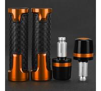 Contrapesos Manillar Moto para 200 RC200 2012-2024 2023 2017 2016 2015 2014 Accesorios para Motocicletas Empuñadura de Manillar Tapón Tapa Extremo(Q)