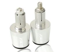 Contrapesos Manillar Moto para FJR 1300 FJR1300 2004-2015 2005 2006 Accesorios Motocicleta 7/8 "22MM Empuñaduras Manillar Tapa Extremo Barra(Silver)