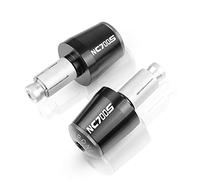 Contrapesos Manillar Moto para NC700S NC700 S 2012 2013 2014 2015 Motocicleta 22 mm 7/8 "CNC Manillar Empuñaduras de Goma Accesorios(Black,B)