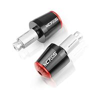 Contrapesos Manillar Moto para NC700S NC700 S 2012 2013 2014 2015 Motocicleta 22 mm 7/8 "CNC Manillar Empuñaduras de Goma Accesorios(Red,B)