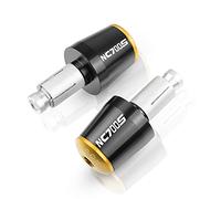 Contrapesos Manillar Moto para NC700S NC700 S 2012 2013 2014 2015 Motocicleta 22 mm 7/8 "CNC Manillar Empuñaduras de Goma Accesorios(Gold,B)