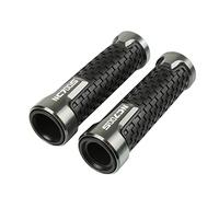 Contrapesos Manillar Moto para NC700S NC700 S 2012 2013 2014 2015 Motocicleta 22 mm 7/8 "CNC Manillar Empuñaduras de Goma Accesorios(Titanium,A)