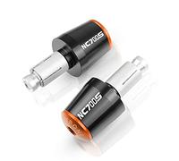 Contrapesos Manillar Moto para NC700S NC700 S 2012 2013 2014 2015 Motocicleta 22 mm 7/8 "CNC Manillar Empuñaduras de Goma Accesorios(Orange,B)