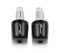 Contrapesos Manillar Moto para S┐uzuki GSF 250 400 1200 1250 600 600S 650 650S 650N Bandit 7/8 "22mm Manillar de Motocicleta Puños Extremos Tapa de Manillar Tapón de Extremo(A)