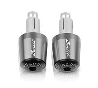 Contrapesos Manillar Moto para S┐uzuki GSF 250 400 1200 1250 600 600S 650 650S 650N Bandit 7/8 "22mm Manillar de Motocicleta Puños Extremos Tapa de Manillar Tapón de Extremo(J)