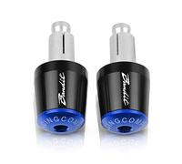 Contrapesos Manillar Moto para S┐uzuki GSF 250 400 1200 1250 600 600S 650 650S 650N Bandit 7/8 "22mm Manillar de Motocicleta Puños Extremos Tapa de Manillar Tapón de Extremo(B)