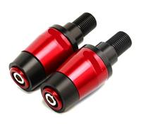 Contrapesos Manillar Moto para Y&amaha TMAX 560 para Tech MAX TMAX 560 2020 TMAX 500 530 Todo El Año Puños De Manillar De Aluminio CNC para Motocicleta(Rojo)
