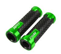 Contrapesos Manillar Moto para YZF-R3 YZF R3 YZFR3 2015 2016 2017 2018 2019 7/8 "22 MM Empuñaduras de Manillar Motocicleta Agarre Gel con Extremo Barra(Green)