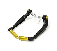 Contrapesos Manillar Moto Protector de Mano para Motocicleta, Protector de guardamanos a Prueba de Viento, Motocross, Protector Universal, modificación, Equipo de protección(Gold,A)